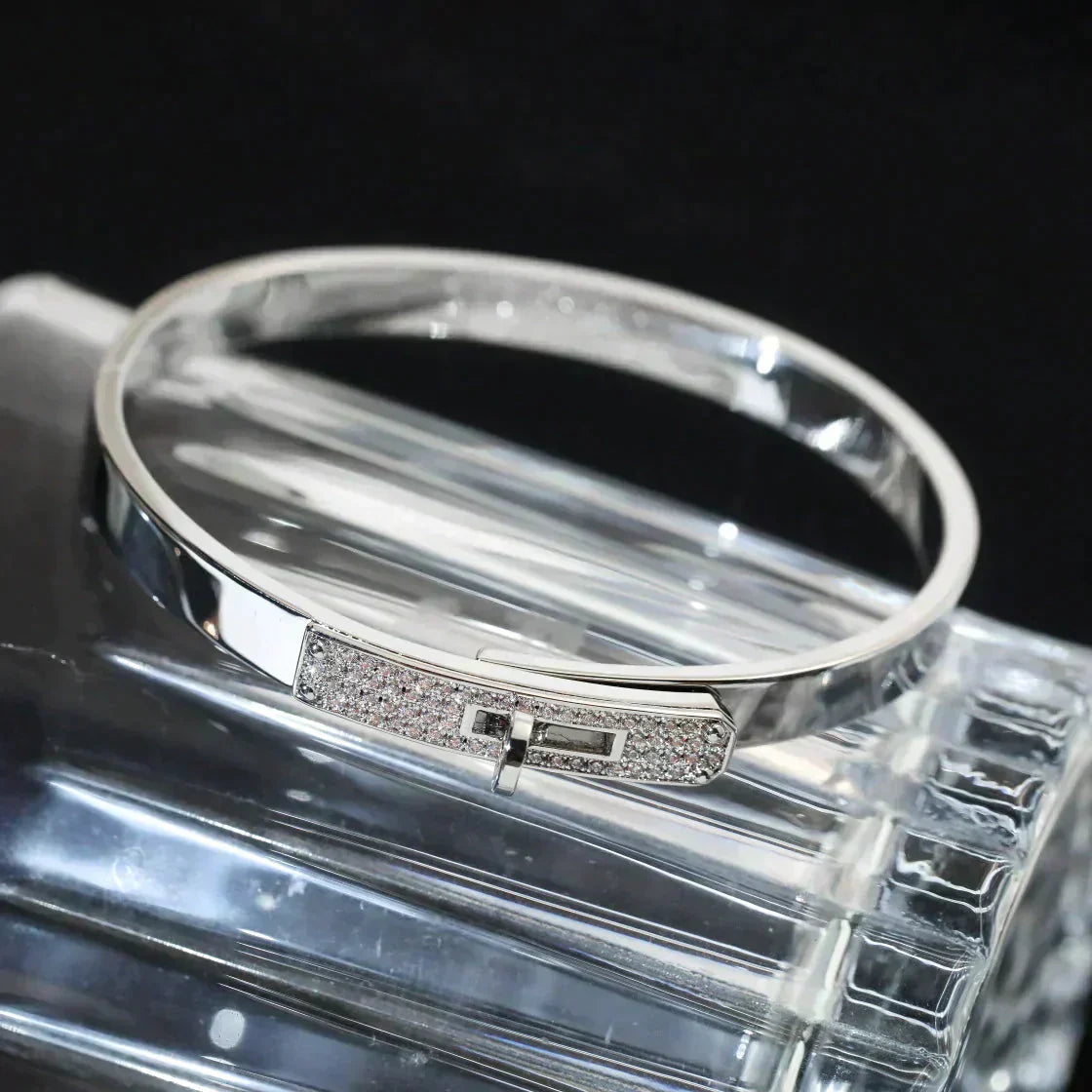 ˇGilded EraˇKELLY SILVER DIAMOND BRACELET