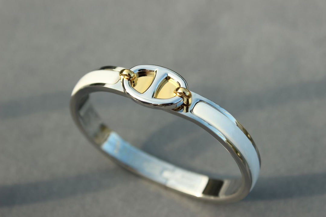ˇGilded EraˇCLIC CHAINE SILVER BRACELET