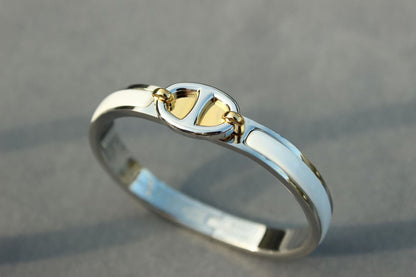 ˇGilded EraˇCLIC CHAINE SILVER BRACELET