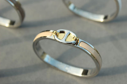 ˇGilded EraˇCLIC CHAINE SILVER BRACELET