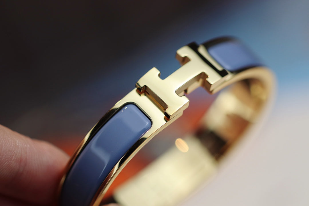 ˇGilded EraˇH BRACELET 12MM BLUE GRAY