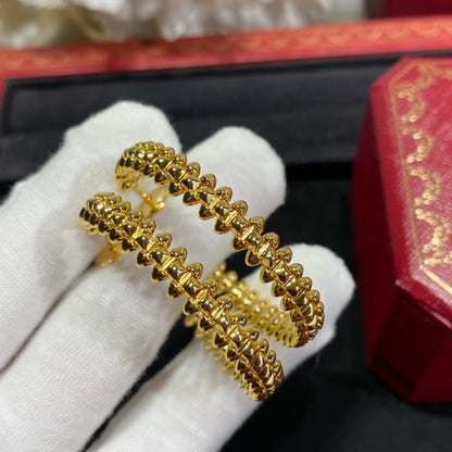 ˇGilded EraˇCLASH LARGE HOOP EARRINGS