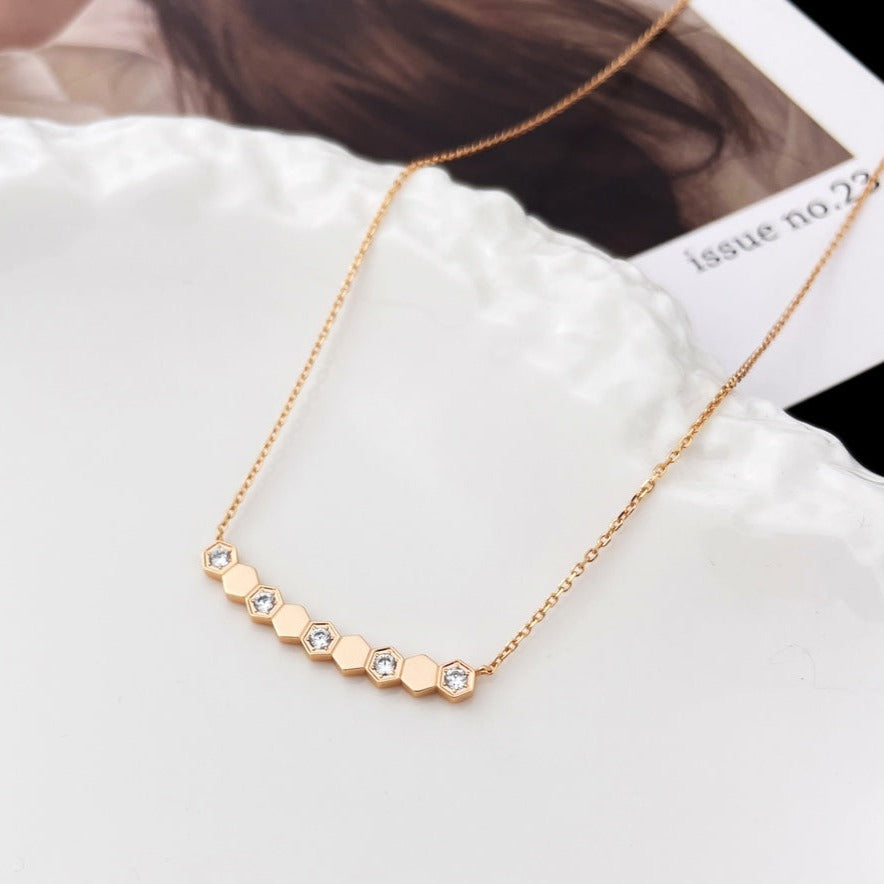 ˇGilded EraˇBEE MY LOVE DIAMOND NECKLACE