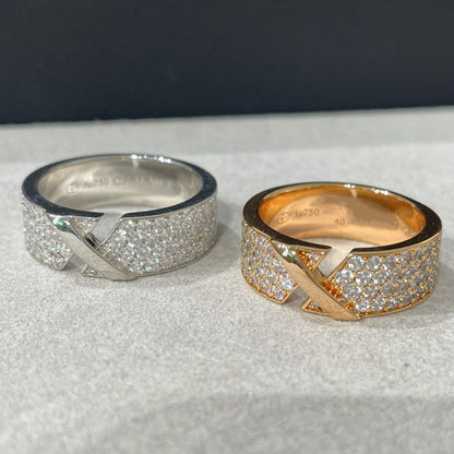 ˇGilded EraˇLIENS EVIDENCE  DIAMOND PAVED RING
