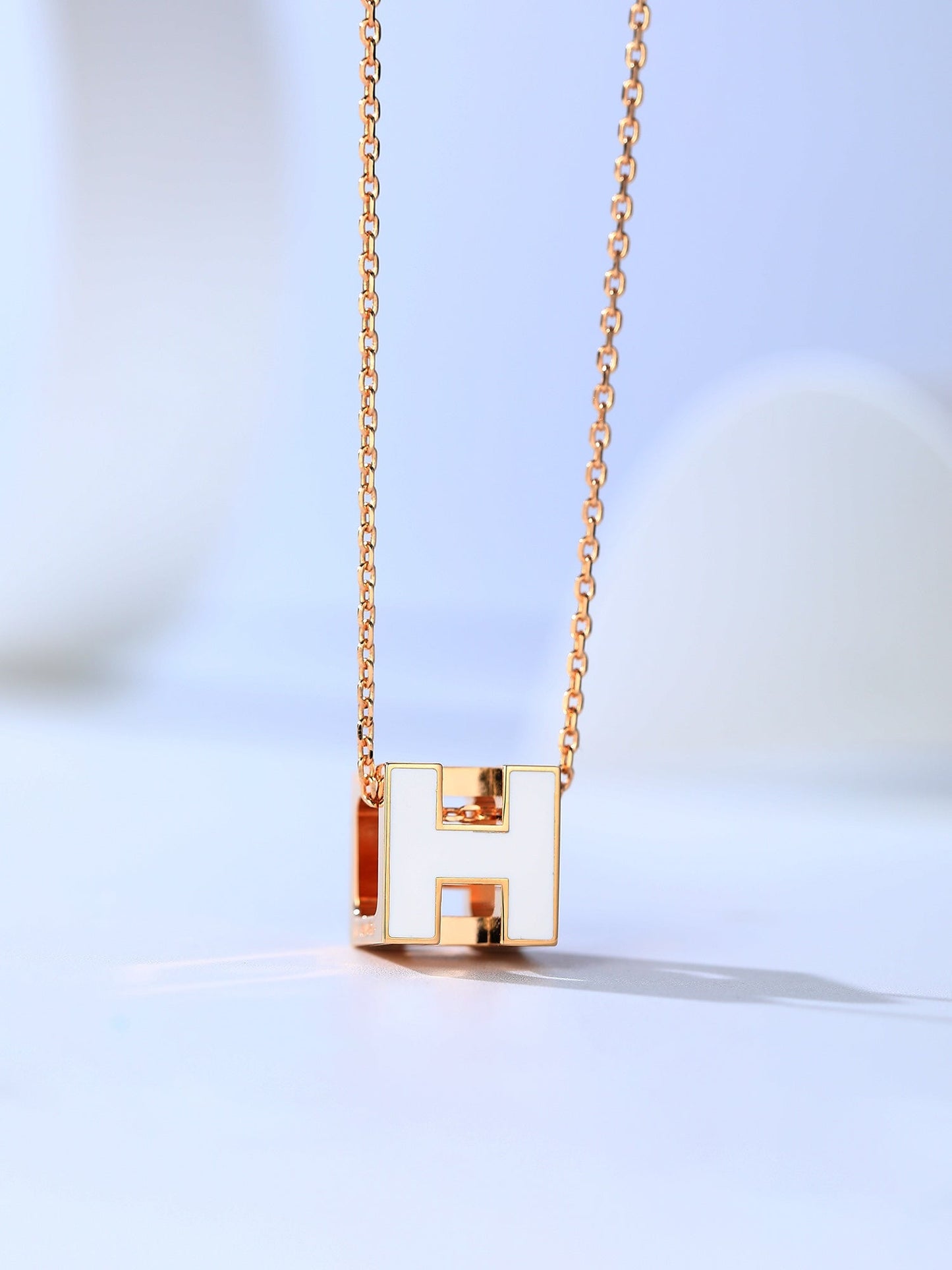 ˇGilded EraˇH CAGE PINK GOLD NECKLACE