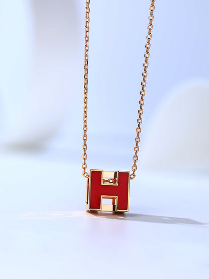 ˇGilded EraˇH CAGE PINK GOLD NECKLACE