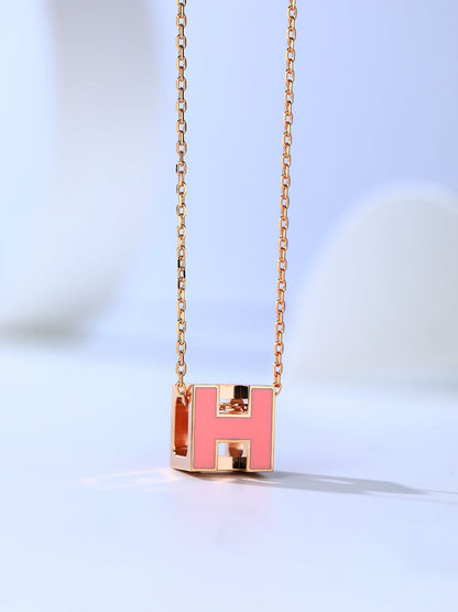 ˇGilded EraˇH CAGE PINK GOLD NECKLACE