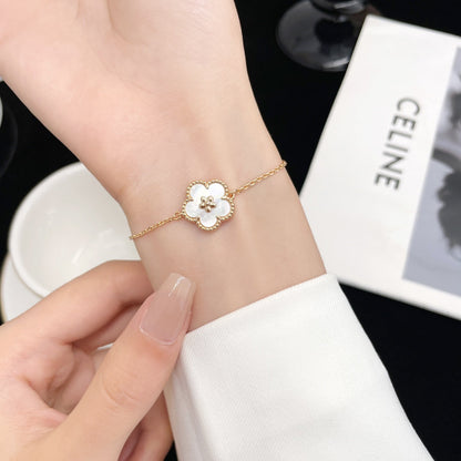 ˇGilded EraˇLUCKY SPRING ROSE GOLD MOP BRACELET