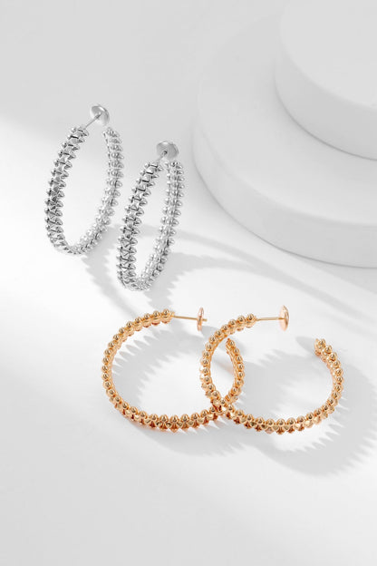 ˇGilded EraˇCLASH HOOP EARRINGS