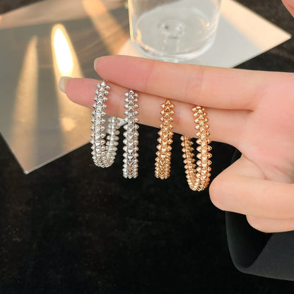 ˇGilded EraˇCLASH HOOP EARRINGS