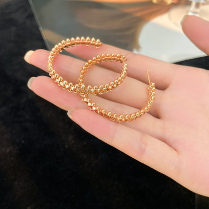 ˇGilded EraˇCLASH HOOP EARRINGS