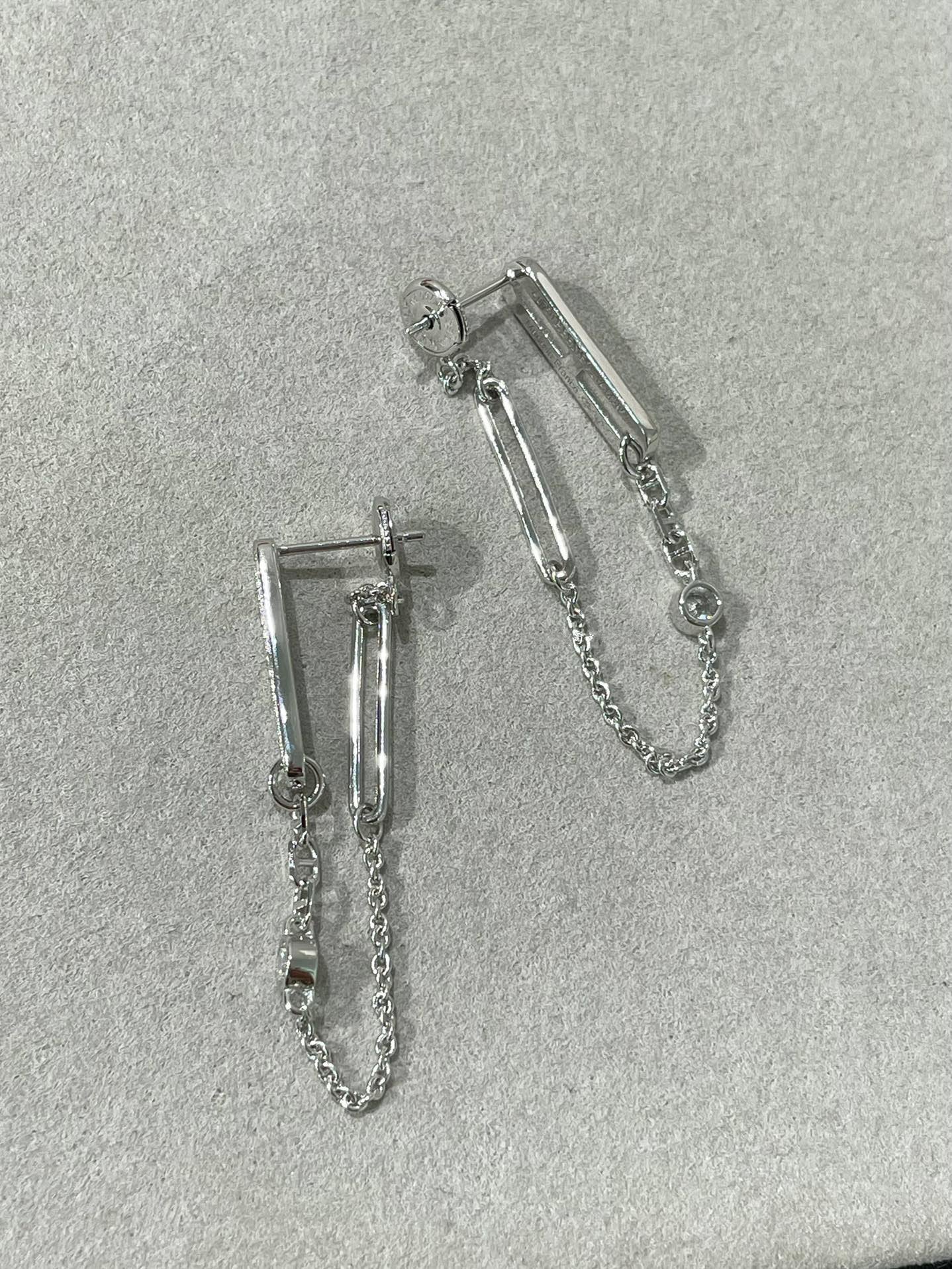 ˇGilded EraˇCHAINE CHAOS DIAMOND DROP EARRINGS