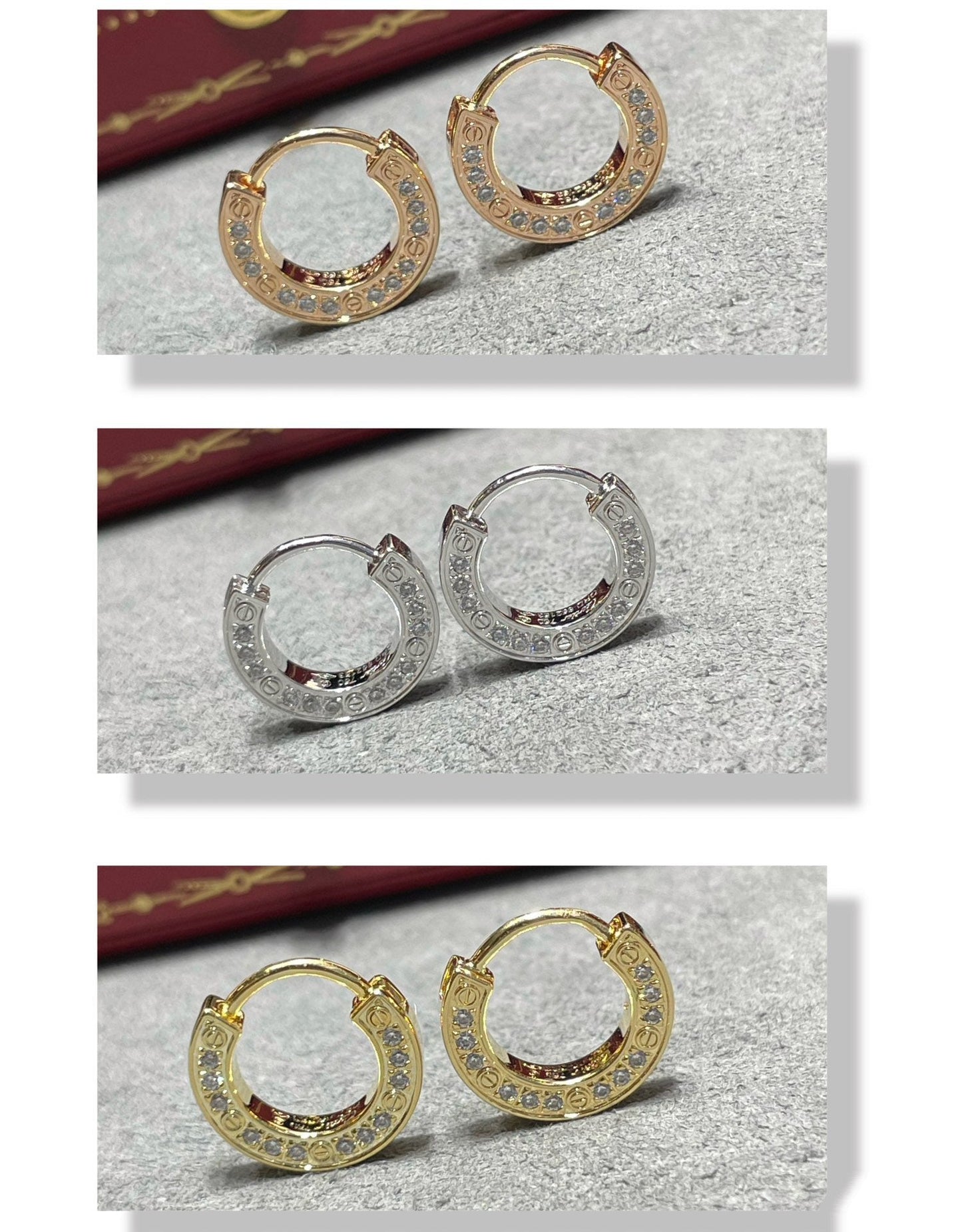 ˇGilded EraˇLOVE DIAMOND EARRINGS