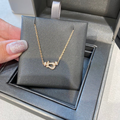 ˇGilded EraˇFORCE 10 DIAMOND PINK GOLD NECKLACE MINI MODEL