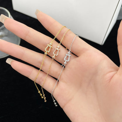 ˇGilded EraˇFORCE 10 FULL DIAMOND BUCKLE CHAIN LINK MINI MODEL