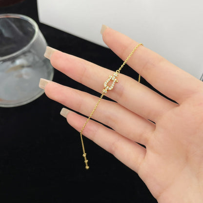 ˇGilded EraˇFORCE 10 FULL DIAMOND BUCKLE CHAIN LINK MINI MODEL