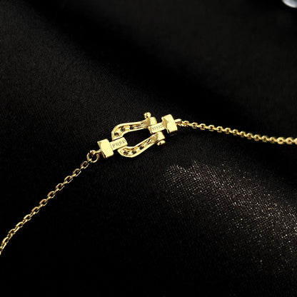 ˇGilded EraˇFORCE 10 FULL DIAMOND BUCKLE CHAIN LINK MINI MODEL