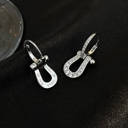 ˇGilded EraˇFORCE 10 FULL DIAMOND DROP EARRINGS MEDIUM MODEL