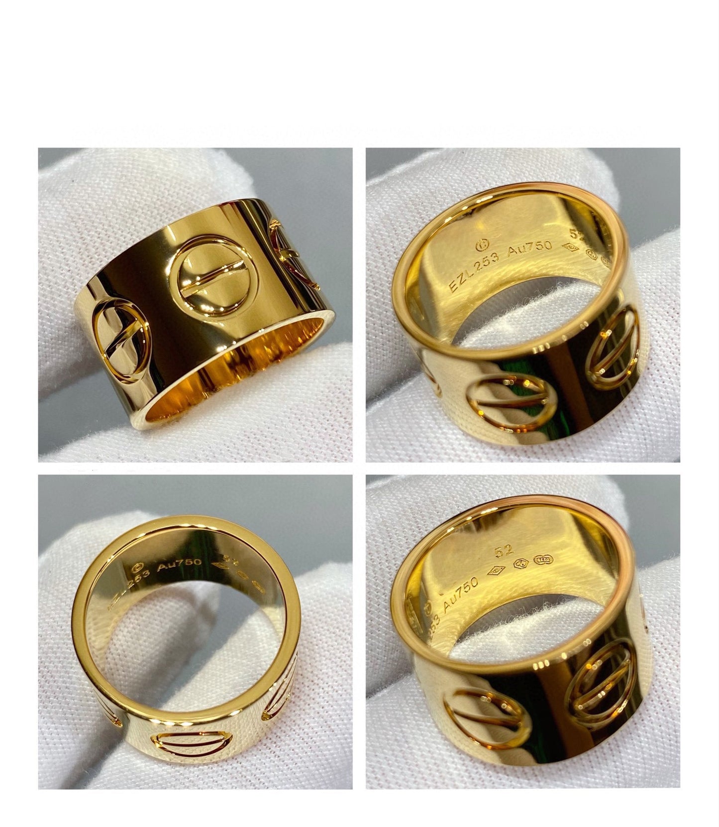 ˇGilded EraˇLOVE 11MM LARGE RING