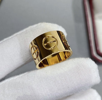 ˇGilded EraˇLOVE 11MM LARGE RING