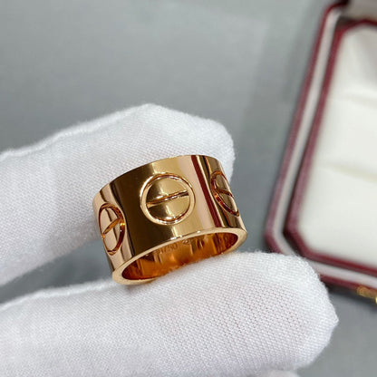 ˇGilded EraˇLOVE 11MM LARGE RING
