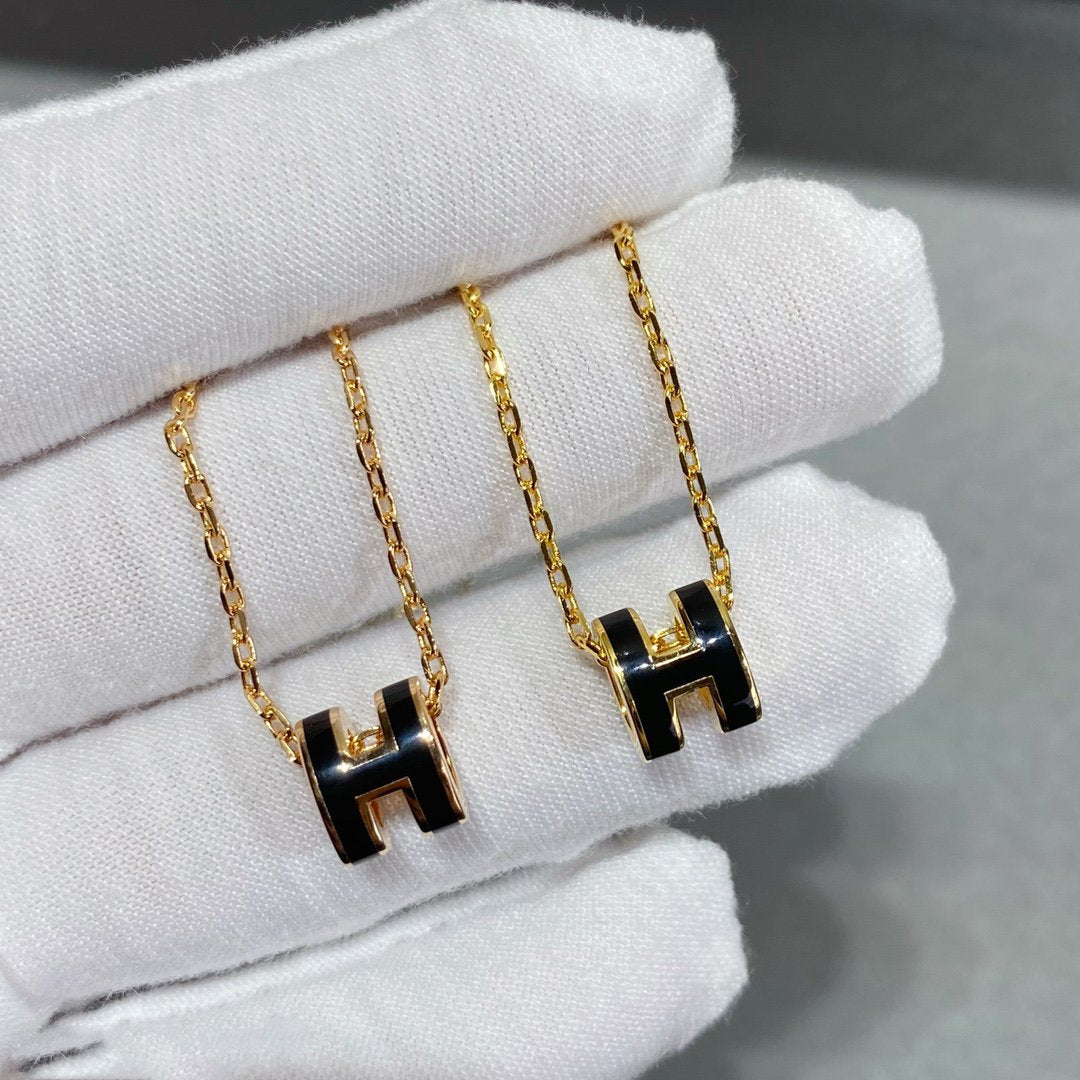 ˇGilded EraˇMINI POP H NECKLACE