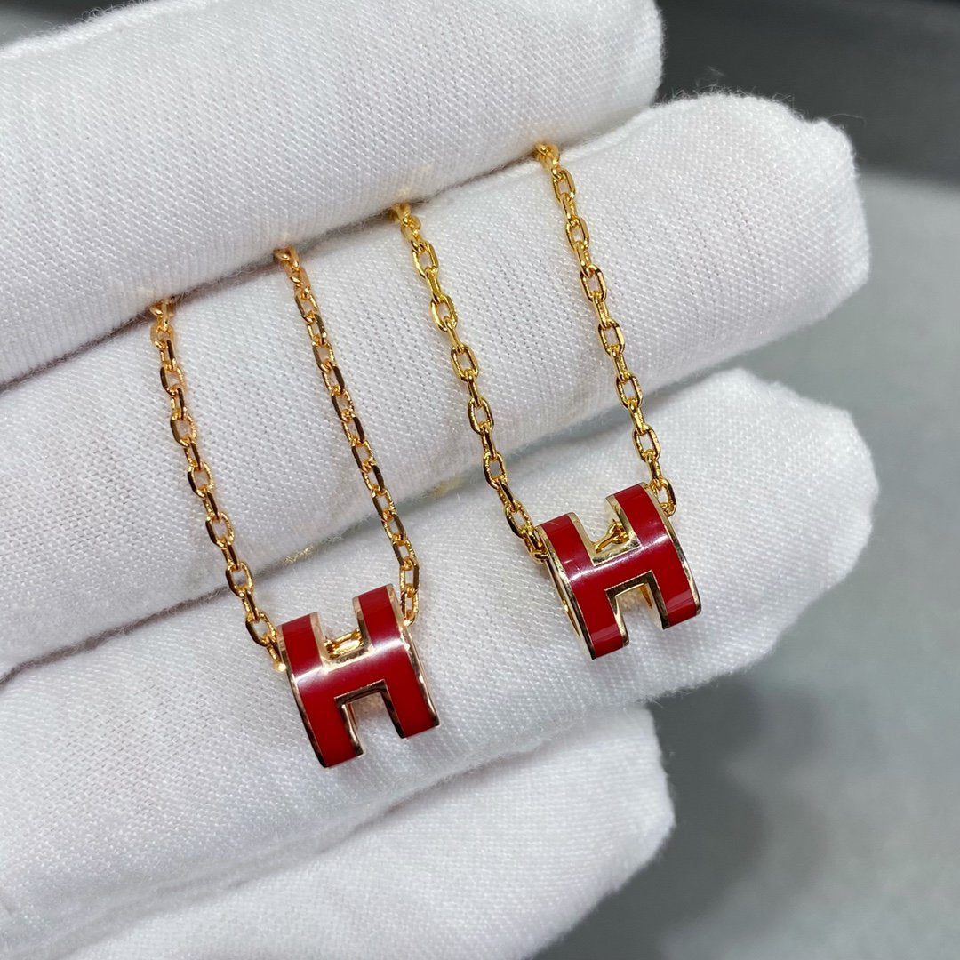ˇGilded EraˇMINI POP H NECKLACE