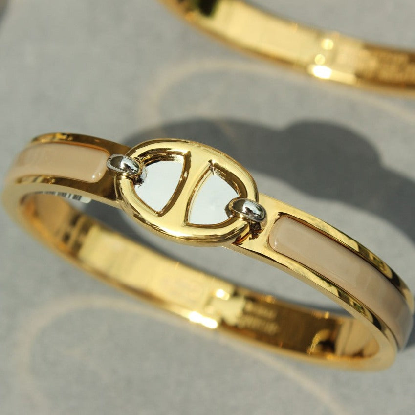 ˇGilded EraˇCLIC CHAINE GOLD BRACELET