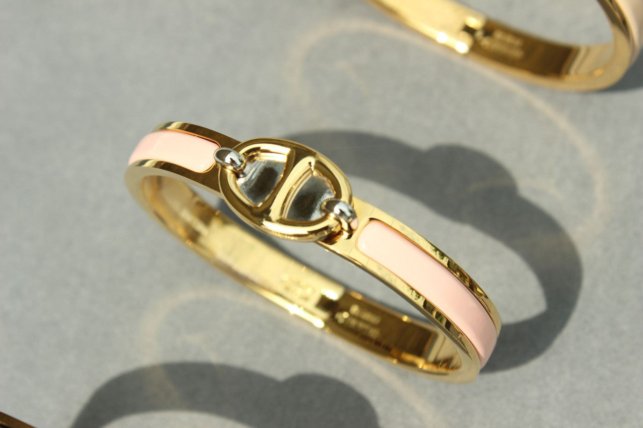 ˇGilded EraˇCLIC CHAINE GOLD BRACELET