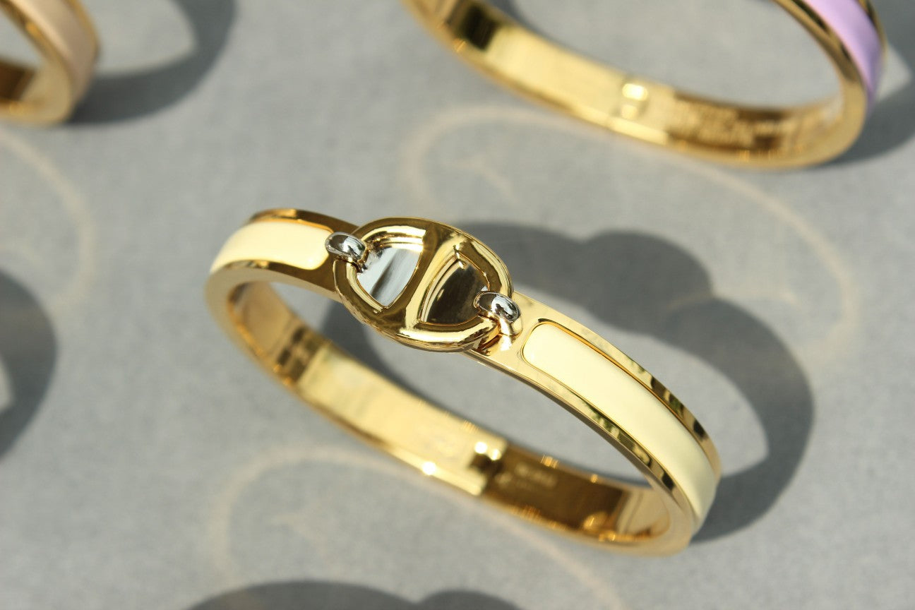 ˇGilded EraˇCLIC CHAINE GOLD BRACELET