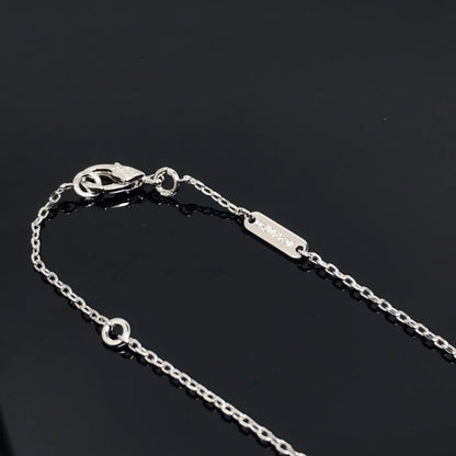 ˇGilded EraˇCLOVER PIETERSITE SILVER LONG NECKLACE