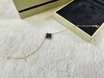 ˇGilded EraˇCLOVER 1 MOTIF PIETERSITE BRACELET