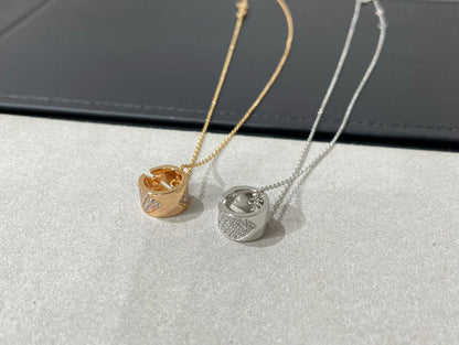 ˇGilded EraˇLIENS EVIDENCE DIAMOND PAVED NECKLACE