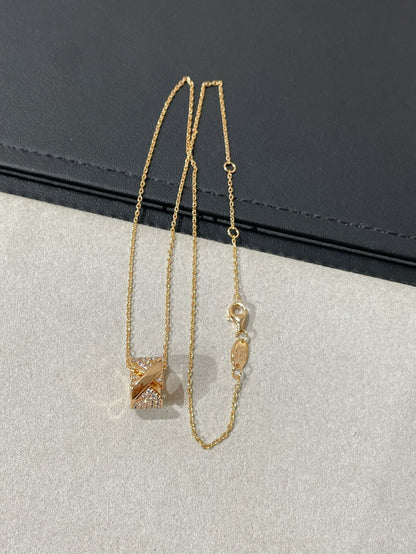 ˇGilded EraˇLIENS EVIDENCE DIAMOND PAVED NECKLACE