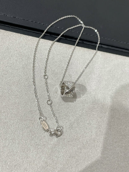 ˇGilded EraˇLIENS EVIDENCE DIAMOND PAVED NECKLACE