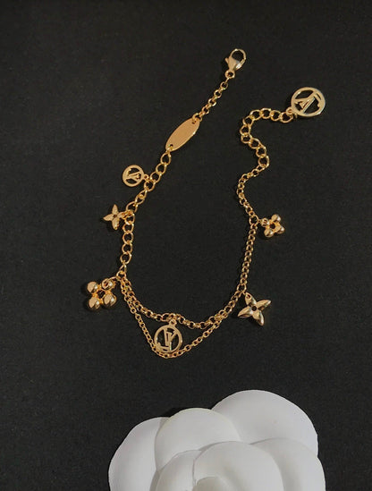 ˇGilded EraˇBLOOMING PINK GOLD MOP BRACELET