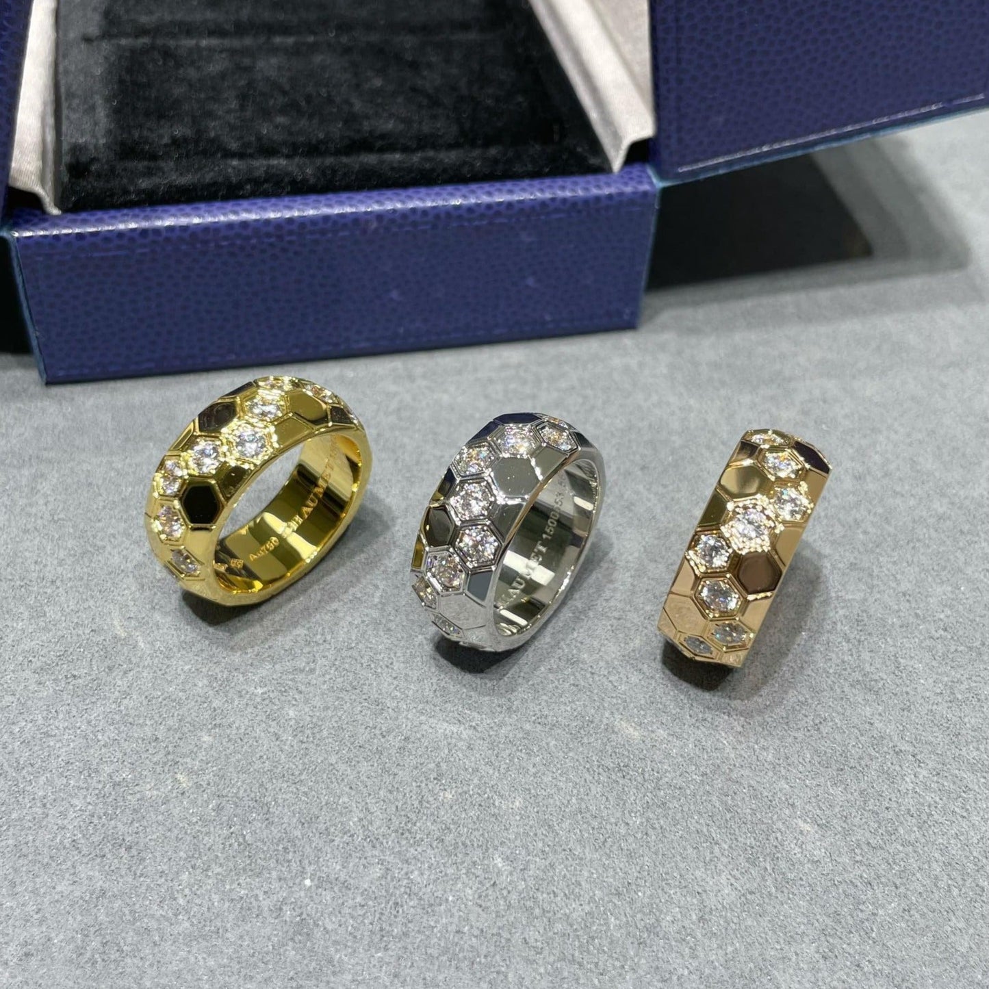 ˇGilded EraˇBEE LOVE DIAMOND LARGE RING
