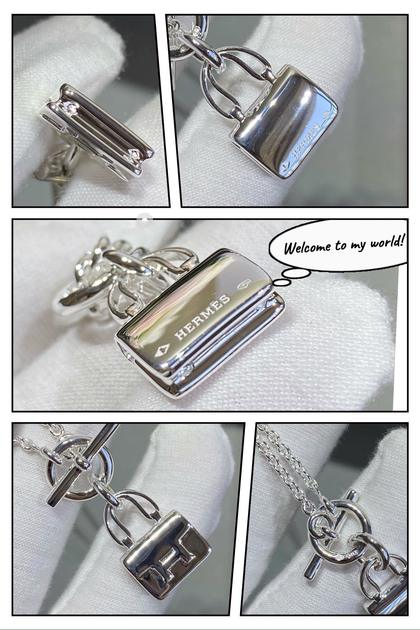 ˇGilded EraˇCONSTANCE PEDANT SILVER NECKLACE