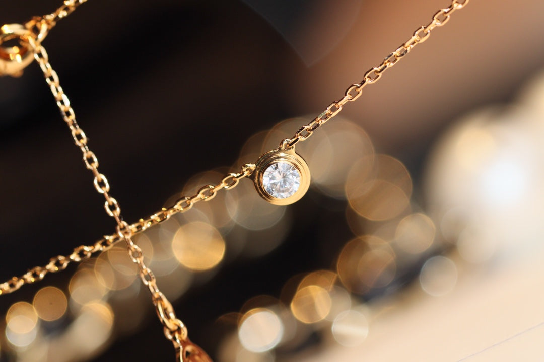 ˇGilded EraˇDAMOUR DIAMOND NECKLACE