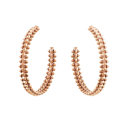 ˇGilded EraˇCLASH LARGE HOOP EARRINGS