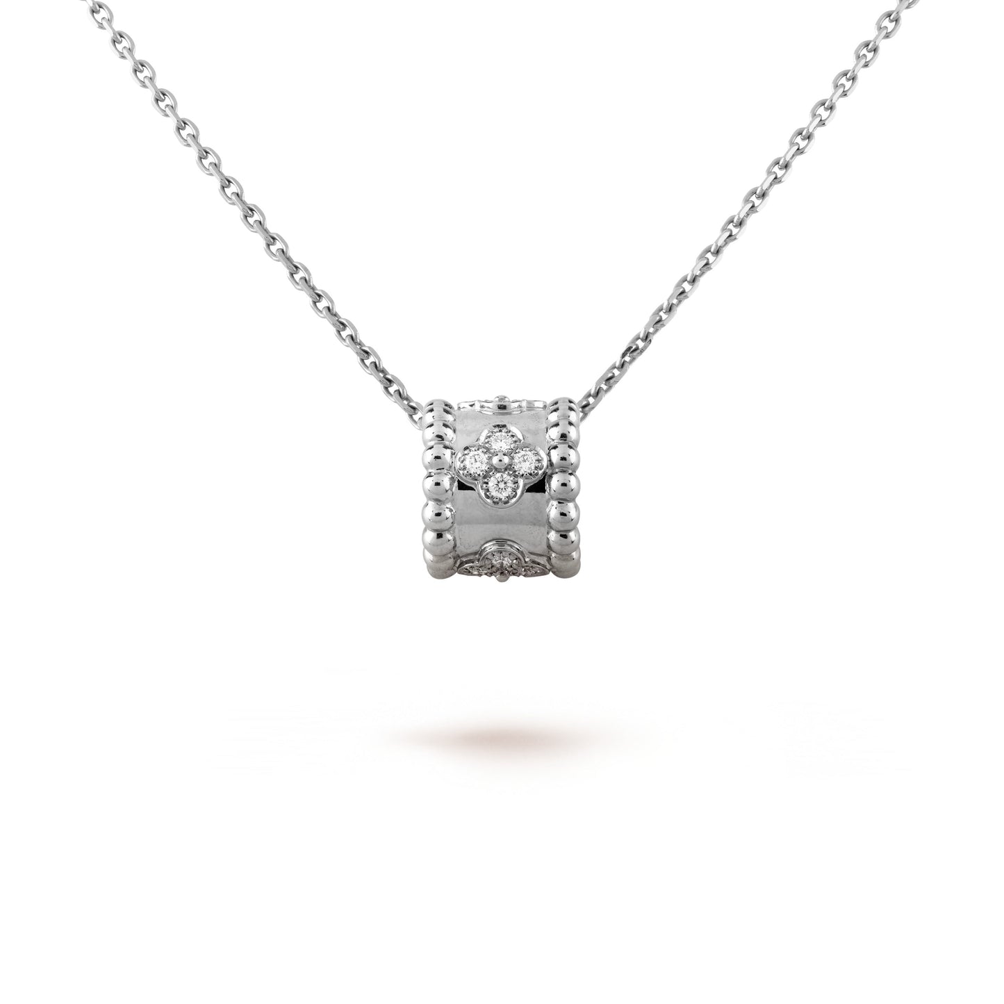 ˇGilded EraˇPERLEE PEDANT SIVLER DIAMOND NECKLACE