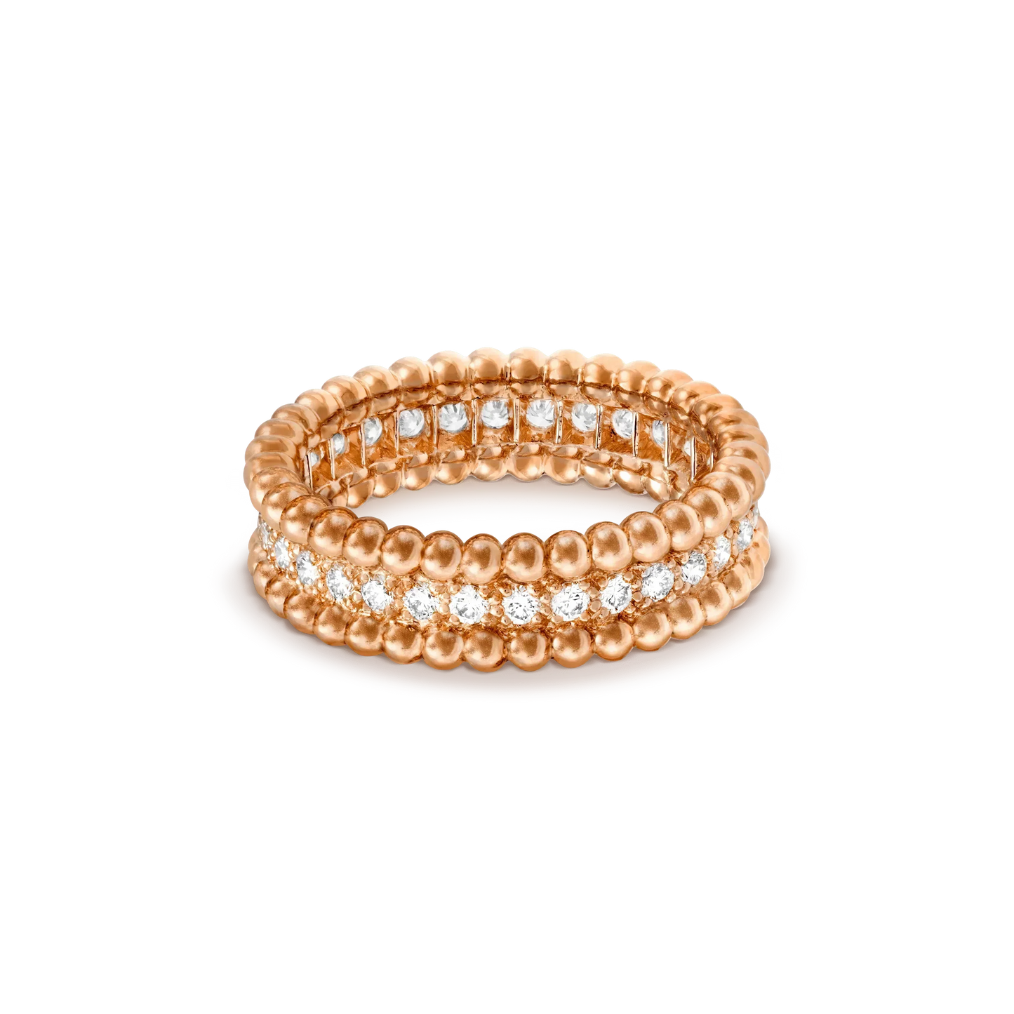 ˇGilded EraˇPERLEE DIAMOND ROSE GOLD RING