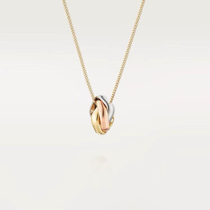 ˇGilded EraˇTRINITY NECKLACE GOLD SMALL MODEL