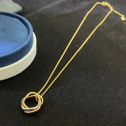 ˇGilded EraˇTRINITY NECKLACE GOLD SMALL MODEL