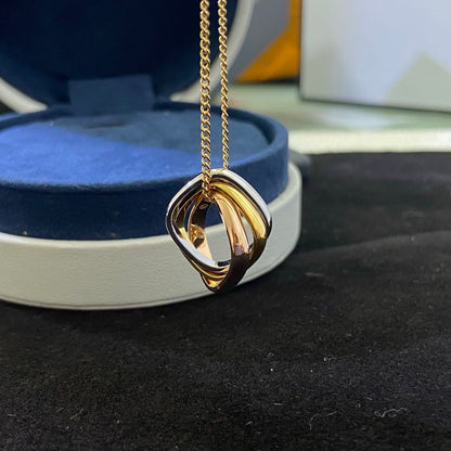 ˇGilded EraˇTRINITY NECKLACE GOLD SMALL MODEL