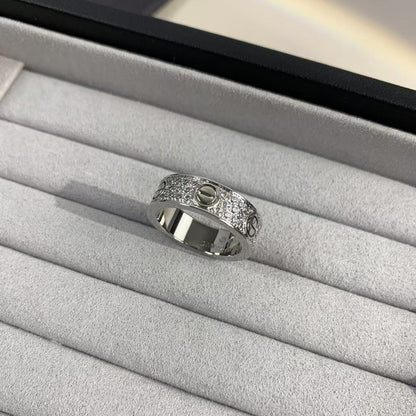 ˇGilded EraˇLOVE RING 5.5MM DIAMONDS PAVED