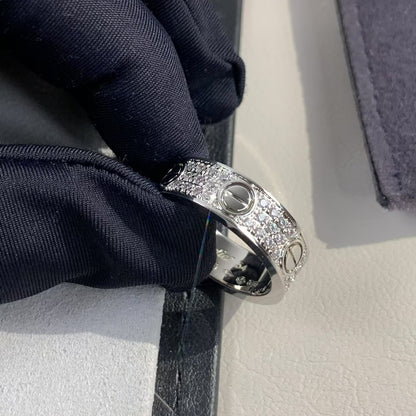 ˇGilded EraˇLOVE RING 5.5MM DIAMONDS PAVED