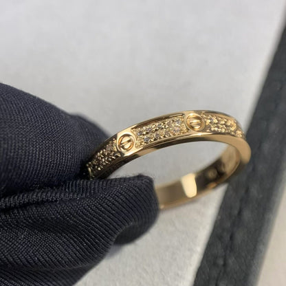 ˇGilded EraˇLOVE RING 2.65MM DIAMOND