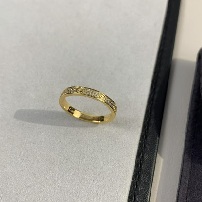ˇGilded EraˇLOVE RING 2.65MM DIAMOND