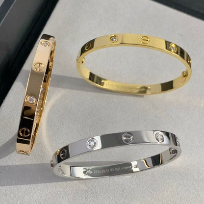 ˇGilded EraˇLOVE BRACELET 6.1MM 4 DIAMONDS